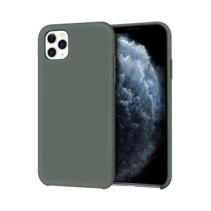 Riff „Plonas ir minkštas iPhone 11“ dėklas, tamsiai žalias