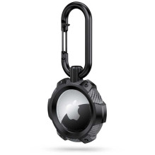 „Tech-Protect“ TPU anglies pluošto dėklas, skirtas „Apple AirTag“, juodas