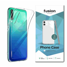 Fusion Accessories „Itin skaidrus 2 mm serijos silikoninis dėklas Huawei P40 Lite E“ skaidrus
