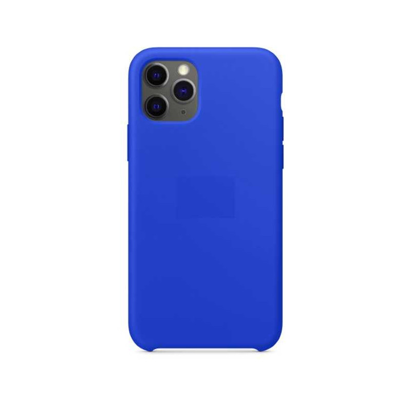 Riff „Plonas ir minkštas iPhone 11“ dėklas, horizontalus Blue