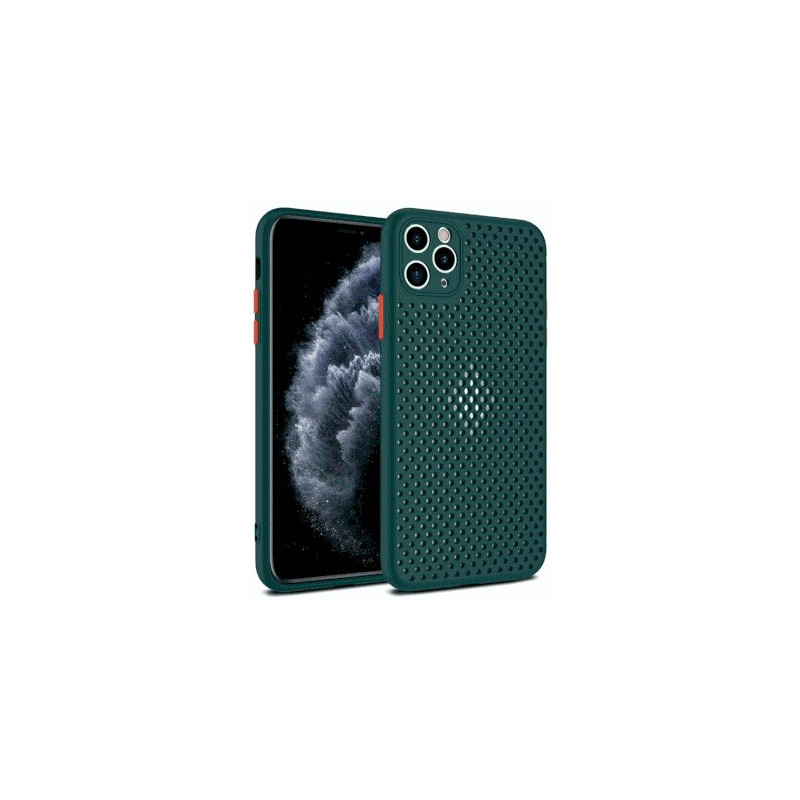 „Fusion Accessories“ silikoninis dėklas „Breathe Breathe Apple iPhone 12 Pro Max“, žalias
