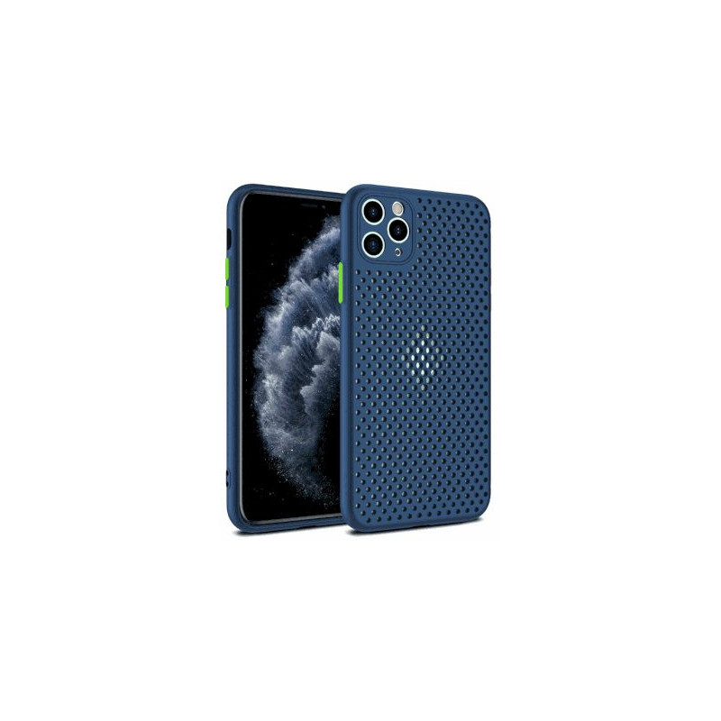 Fusion Accessories „Breathe“ silikoninis dėklas Apple iPhone 12 Pro Max“ Blue