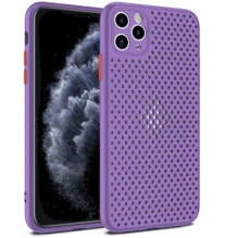 Fusion Accessories „Breathe“ silikoninis dėklas Apple iPhone 12 Pro Max, violetinis