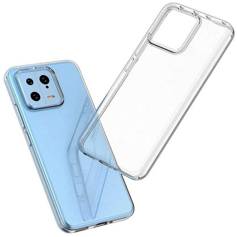„Fusion Accessories“ itin plonas silikoninis dėklas, 1 mm, „Xiaomi 13“ permatomas