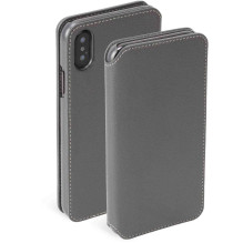 Krusell "Pixbo 4 Card Book Case iPhone XS Max" Grey Krusell "Pixbo 4 Card Book Case iPhone XS Max" Grey