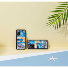 iKins „Išmaniojo telefono dėklas Samsung „Galaxy Note 20““ dangaus spalvos Blue juodas
