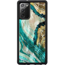 iKins "SmartPhone case Samsung Galaxy Note 20" Aqua Agate Black