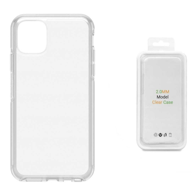 Reals „Clear 2 mm Silicone Case iPhone 13 Pro Max“ skaidrus (ES lizdinė plokštelė)