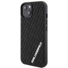 Karl Lagerfeld "KLHCP15S3DMKRLK Hardcase 3D Rubber Multi Logo iPhone 15"