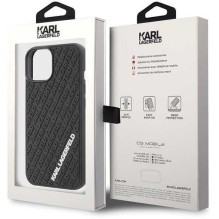Karl Lagerfeld "KLHCP15S3DMKRLK Hardcase 3D Rubber Multi Logo iPhone 15"