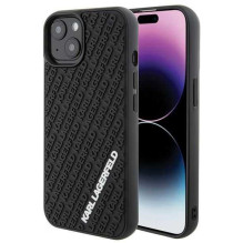 Karl Lagerfeld "KLHCP15S3DMKRLK Hardcase 3D Rubber Multi Logo iPhone 15"