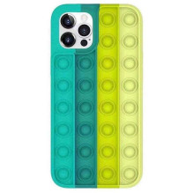Fusion Accessories „Pop it Silicone Case iPhone 12 Pro Max“ Geltona – žalia