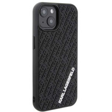 Karl Lagerfeld "KLHCP15S3DMKRLK Hardcase 3D Rubber Multi Logo iPhone 15"