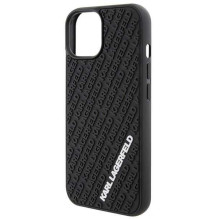Karl Lagerfeld "KLHCP15S3DMKRLK Hardcase 3D Rubber Multi Logo iPhone 15"