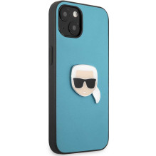 Karl Lagerfeld "KLHCP13SPKMB PU Leather Karl Head Case iPhone 13 mini" Blue