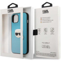 Karl Lagerfeld "KLHCP13SPKMB PU Leather Karl Head Case iPhone 13 mini" Blue