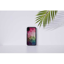 iKins „Išmaniojo telefono dėklas iPhone XR“ vandens gėlės formos, juodas iKins „Išmaniojo telefono dėklas iPhone XR“ vandens gėlės formos, juodas