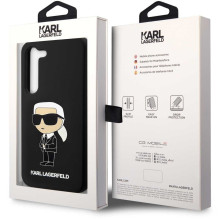 Karl Lagerfeld "KLHCS23SSNIKBCK Hardcase Silicone Ikonik Samsung Galaxy S23"