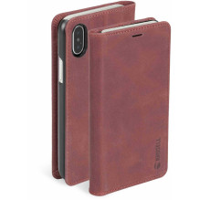 Krusell "Sunne 4 Card Book Case iPhone XS Max" Vintage Red
