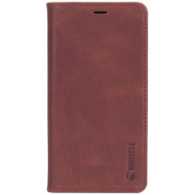Krusell "Sunne 4 Card Book Case iPhone XS Max" Vintage Red
