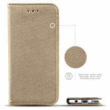 Fusion Accessories " Magnet Knygų dėklas Xiaomi Redmi 12C / 11A / Poco C55 Gold "