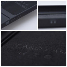 Riff Card serijos silikoninis galinis dėklas, skirtas Apple iPhone 11, juodas