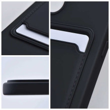 Riff Card series Silicone back case for Apple iPhone 11 Black