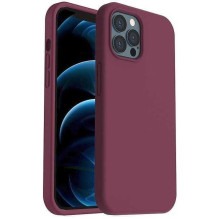 Riff "Soft Silicone Case iPhone 15 Plus" Bordo