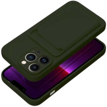 Riff „Silikoninė kortelė Case iPhone 15 Plus“ žalia Riff „Silikoninė kortelė Case iPhone 15 Plus“ žalia