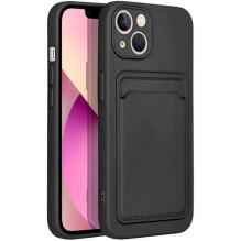 Riff „Silikoninė kortelė Case iPhone 15 Plus“ juoda Riff „Silikoninė kortelė Case iPhone 15 Plus“ juoda