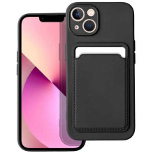 Riff "Card Silicone Case iPhone 15 Plus" Black