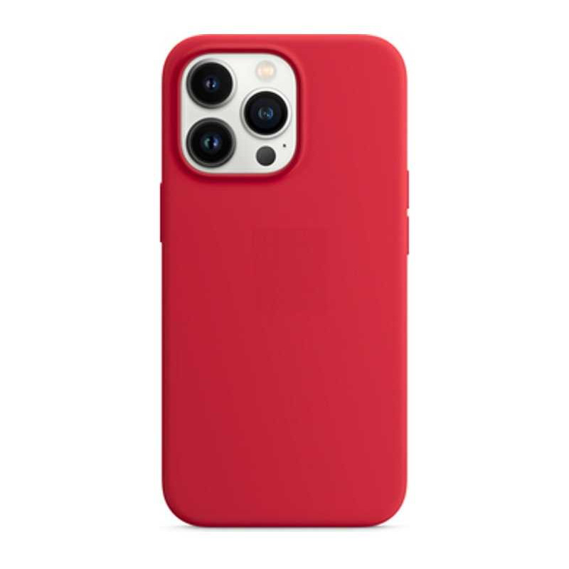 „Riff“ minkštas silikoninis dėklas „iPhone 13 Pro Max“, red.