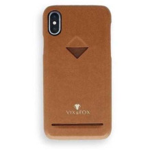 VixFox „Kortelės lizdo galinė dalis Case iPhone XS MAX“ karamelės rudos spalvos