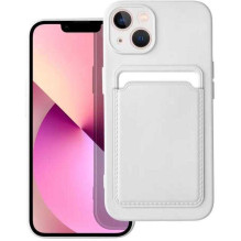 Riff „Silikoninė kortelė Case iPhone 15 Pro Max“ balta Riff „Silikoninė kortelė Case iPhone 15 Pro Max“ balta