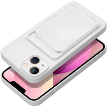 Riff „Silikoninė kortelė Case iPhone 15 Pro Max“ balta Riff „Silikoninė kortelė Case iPhone 15 Pro Max“ balta