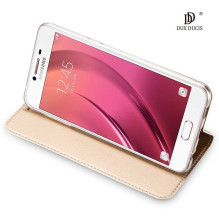 Dux Ducis „Premium Magnet knyga Case Galaxy S20 Ultra“ Gold Dux Ducis „Premium Magnet knyga Case Galaxy S20 Ultra“ Gold