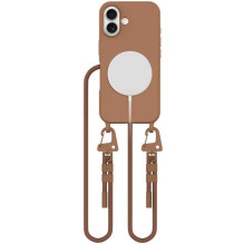 Tech-Protect "Magnecklace Magsafe Case iPhone 16" Chocolate Brown Tech-Protect "Magnecklace Magsafe Case iPhone 16" Chocolate Brown