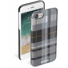 Krusell "Limited Back Case iPhone 8 / 7" Plaid Dark Grey