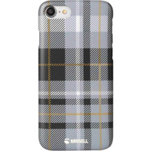 Krusell "Limited Back Case iPhone 8 / 7" Plaid Dark Grey