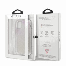 Guess "Hard Gradient Glitter Back Case Apple iPhone 11 Pro Max" Gold-pink