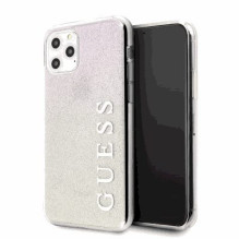 Guess "Hard Gradient Glitter Back Case Apple iPhone 11 Pro Max" Gold-pink