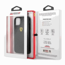 „Ferrari“ „FESPCHCN65CBBK“ apsauginis dėklas „Apple iPhone 11 Pro Max“, juodas