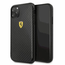 „Ferrari“ „FESPCHCN65CBBK“ apsauginis dėklas „Apple iPhone 11 Pro Max“, juodas