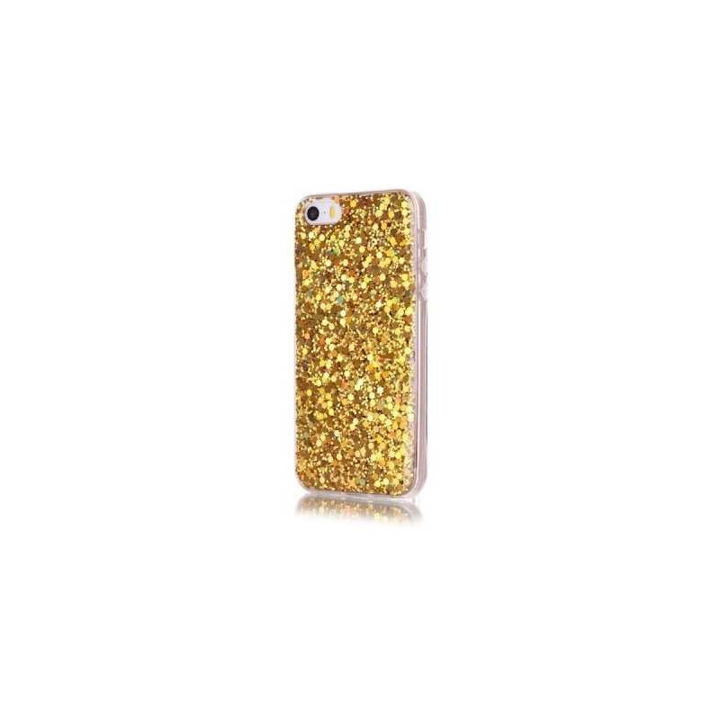 „Fusion Accessories“ „Sequins“ galinis dėklas Apple iPhone X / XS“ auksinis