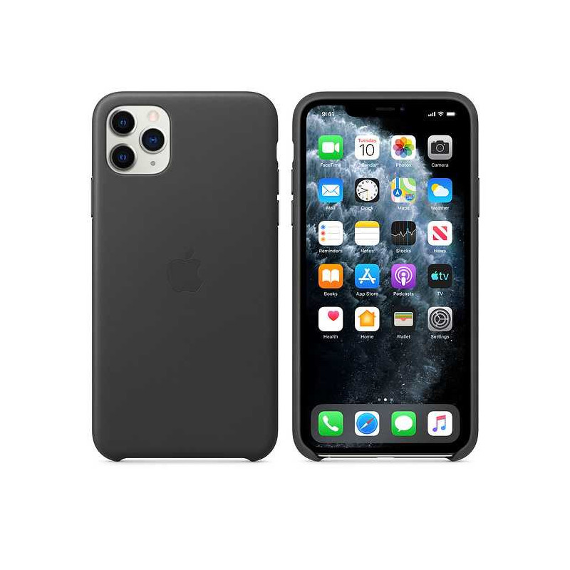 Apple "iPhone 11 Pro Max Leather Case MX0E2ZM / A" juoda
