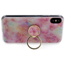 Fusion Accessories "Marmurinis žiedas atgal Case Apple iPhone 11 Pro " Rožinė