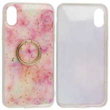 Fusion Accessories "Marble Ring Back Case Apple iPhone 11 Pro" Pink