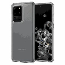 Spigen „Skystųjų kristalų ekranas Case „Galaxy S20 „Ultra 5G ““ Skaidrus Spigen „Skystųjų kristalų ekranas Case „Galaxy S20 „Ultra 5G ““ Skaidrus