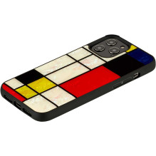 iKins "Case iPhone 12 Pro Max" Mondrian Black iKins "Case iPhone 12 Pro Max" Mondrian Black