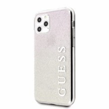 Guess "Hard Gradient Glitter Back Case Apple iPhone 11 Pro " Gold -rožinė Guess "Hard Gradient Glitter Back Case Apple iPhone 11 Pro " Gold -rožinė